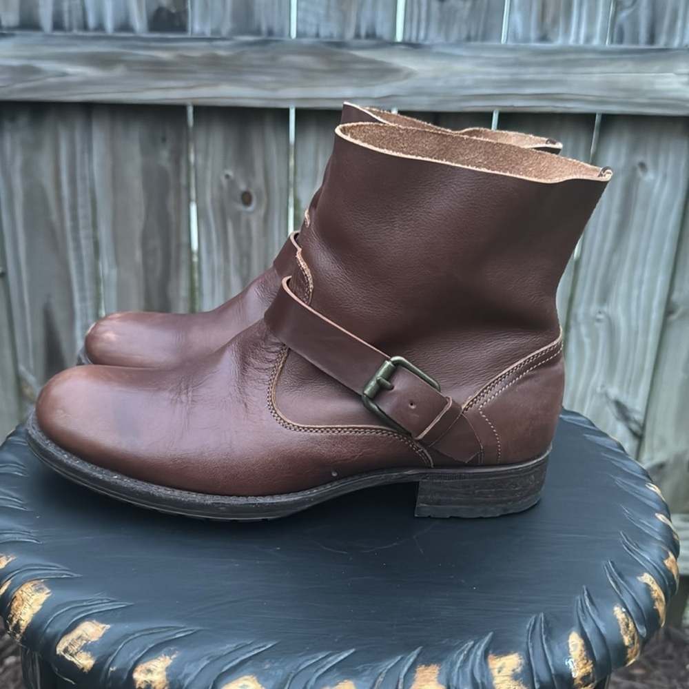 N.D.C. Biker Low R Camarra Slavato Leather Ankle Boot, size 38EU (8 US) - Picture 3 of 8